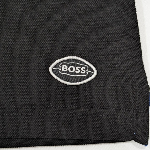 BOSS x NFL New York Giants Black Polo Shirt Men's 3XL NFL Team Apparel NWT - Picture 4 of 9